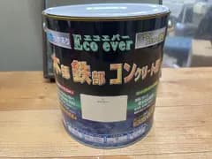 ニッペ　アウトレット品　多用途 屋内外対応 水性塗料 水性エコエバー 3.2L アイボリー