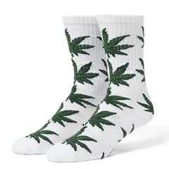 HUF Plantlife Shadow Socks White/Green 靴下 ソックス 送料無料