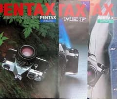 カメラ カタログ パンフレット 一眼レフ PENTAX ペンタックス MX MEF MV1 3冊セット