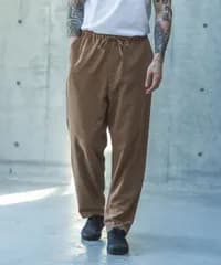 【 MR.OLIVE 】T/R POWDER CLOTH / DRAWSTRING TAPERED PANTS / ミスターオリーブ T/Rパウダークロス ドローストリングテーパードパンツ