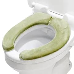 【特価セール】レック matou 吸着 べんざシート ふかふか クッション (グリーン) 洗濯OK のせるだけ