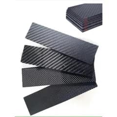 艶有り カーボン板 プレート 150mm x 40mm x 1mm 3K Plain Glossy 平織