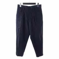 リョウ タカシマ RYO TAKASHIMA Viegin wool 2 tack tapered slacks パンツ スラックス 3 ネイビー 紺 101904004