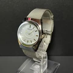 【稼働品】 CRATER CITIZEN QZ シルバー オーバル レディース 腕時計 電池交換済み シチズン Y2K