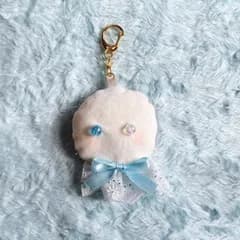 あなたのてるてる坊主さんキーホルダー/ハンドメイド/ぬいぐるみ