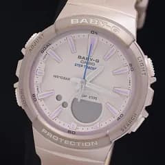 箱/保付 カシオ ベイビージー BGS-100SC QZ ピンク文字盤 レディース 腕時計 2000000 NSK KRI