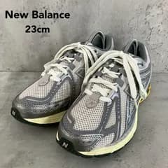 New Balance ニューバランス M1906RRD 23cm スニーカー グレー 灰 メッシュ ウォーキング カジュアル ストリート スポーツ 衝撃吸収 通気性 希少 完売品 ロゴ入り ローカット 紐靴 厚底 ★ ■■