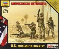【中古】プラモデル 1/72 アメリカ軍現用歩兵セット [ZV7407]