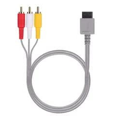 AUTOUTLET Wii/Wii U AVケーブル 1.8M AV変換ケーブル 3 RCA 金メッキ オーディオ ビデオ AV標準コード 6FT コンポジット レトロ Wii用 WiiU用 Wii専用AVケーブル