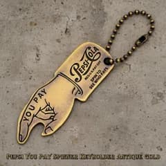 USA DESIGN YOU PAY SPINNER KEYCHAIN ユーペイスピナー キーチェーン キーホルダー:USYP-006GD