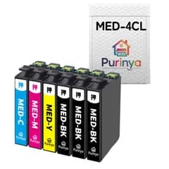 MED-4CL エプソン インク MED EW056A EW456A 互換インク メダマヤキ 目玉焼き インク MED-BK MED-C MED-M MED-Y 4色セット＋2黒 合計6本対応機種:EW-056A / EW-456A【大容量/残量表示対応/個包