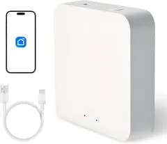 Arotelicht WiFiゲートウェイ、スマートライフブルートゥースダウンライト用スマートハブ、スマートデバイス用ホームブリッジリモコン、アレクサ、グーグルアシスタントに対応、音声コントロール(Wi-Fiのみ2.4GHz)