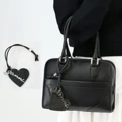 ■GANNI ガニー スネークミラーチャーム A7116 BOU HEART MIRROR SNAKE KEYRING バッグチャーム　キーホルダー　キーリング 小物 ギフト プレゼント ブランド