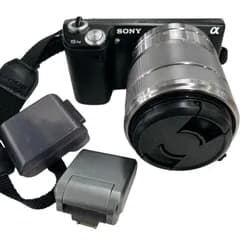 186000 動作未確認 ミラーレス一眼　α SN 16.1 MEGE PIXELS NEX-5N SEL1855 E 3.5-5.6/18-55 OSS o.25m/0.82ft Φ49  ブラック　シルバー