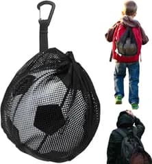 サッカー リュック サッカーボール ネット サッカー用品 ボールネット ボールバッグ ボール収納 4号 5号 肩掛け 持ち運び 子供 大人 ボール入れ サッカーボール入れ バスケットボール ケース バレーボール バッグ
