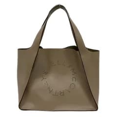 stellamccartney(ステラマッカートニー) トートバッグ ステラロゴ 502793 W8542 グレーベージュ