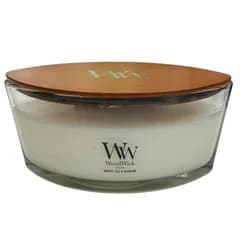 186000 現状品 WoodWick ウッドウィック アロマキャンドル　ホワイトティー＆ジャスミン