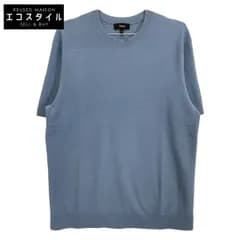 Theory セオリー 25年 ﾗｲﾄﾌﾞﾙｰ Light Bilen Soris Tee ｾｰﾀｰ M
