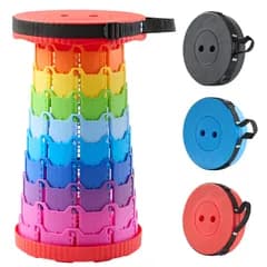 【全品15%OFFクーポン！】VECELO 即納 折りたたみ椅子 1脚 アウトドア コンパクト 軽量 折りたたみチェア 椅子 携帯椅子 折畳椅子 伸縮式 超軽量 コンパクト 一秒開閉 野外レジャー用 組立不要 ピクニック BBQバーベキュー
