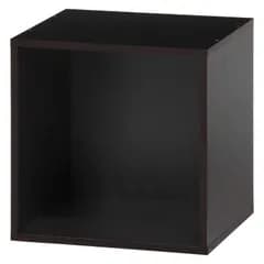 【人気商品】不二貿易 キューブボックス オープンラック 幅34.5×奥行29.5×高さ34.5cm ブラウン 収納 カラーボックス 組み合わせ自由 81900