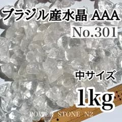 No.301 ◆ブラジル産◆AAAランク水晶さざれ石(中サイズ）【1kg】穴なし/天然石 パワーストーン