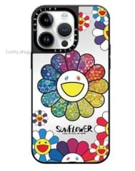 CASETIFY 村上隆お花 MagSafe対応 iPhoneケース CASETiFY 耐衝撃 ケースiPhone17/17pro//iphone16/iphone15/14/13/12 多機種対応