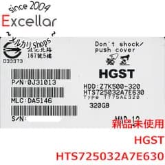 [bn:6] HITACHI ノート用HDD　HTS725032A7E630　320GB 7200rpm