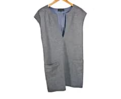 k05260309116　UNTITLED　2　Gray　Mサイズ程度　ワンピース or ドレス　ジャンパースカート　秋冬