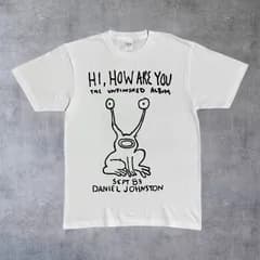 Daniel Johnston ダニエルジョンストン カート・コバーン NIRVANA ニルヴァーナ 半袖Tシャツ  ホワイト BB087