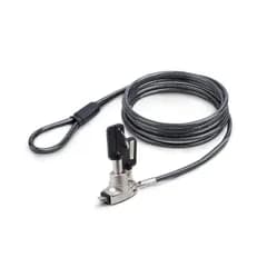 【新品・2営業日で発送】STARTECH.COM ノートPC用ロック／2m／シリンダー錠／スリムタイプ／Noble Wedge(SNBLK-LAPTOP-LOCK)