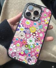 人気CASETIFY 村上隆お花 MagSafe対応 iPhoneケース CASETiFY 耐衝撃 ケースiPhone17/17pro/17Air/16/16pro/16promax /iphone15/14/13/12 多機種対応