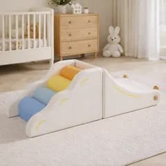 NicoPark カタツムリ型ソフトクライミング遊具 室内用 ベビー滑り台 フォームプレイセット 赤ちゃん 知育おもちゃ 1～6歳向け おもちゃ ソフトブロック アスレチック ブロック クッション滑り台&階段