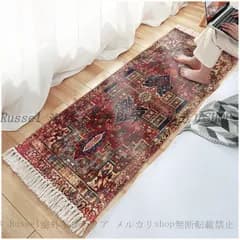 ランナー ラグ カラフル オリエンタル ペルシャ風 トルコ風 168cm x 118cm 128cm x 58cm おしゃれ かわいい インテリア 絨毯 じゅうたん フロア マット カーペット