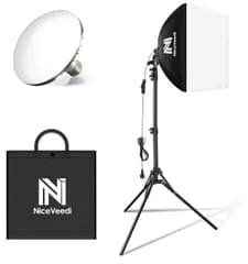 【美品✨】NiceVeedi 写真撮影ソフトボックス 撮影用照明キット スタジオ照明キット