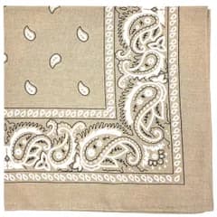 【新着商品】特大バンダナ 68.5cm x 68.5cm 綿100% メンズ & レディース ペイズリー ハンカチ ヘッドバンド スカーフ ジャンボ バンダナ 三角巾
