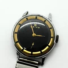 SEIKO セイコー 13052 ブラック 手巻き ボーイズ 13052 希少 ヴィンテージ 腕時計 訳あり