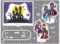 【中古】アクリルスタンド・アクリルパネル 02.集合デザイン ハロウィンver.(描き下ろしイラスト) アクリルジオラマ 「うみねこのなく頃に POP UP SHOP in AmiAmi」