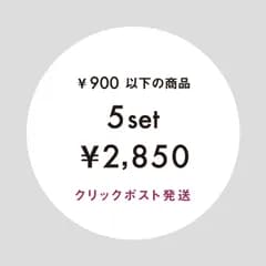 【5セット￥2,850】お好きな商品5点お選びください クリックポスト発送