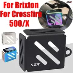 オートバイ用アクセサリー リアブレーキフルードリザーバーガードカバープロテクター オイルタンクカップガードキャップ BRIXTON CROSSFIRE