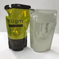 T3408 K ハグム ナチュラルシャンプー 450ml 詰替用・リッチトリートメント 450g 詰替用 計2点セット