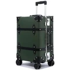[urecity] スーツケース トランクケース レトロ キャリーケース 機内持ち込み 耐衝撃 大容量 TSAロック ヴィンテージスタイル 旅行 ビジネス 出張
