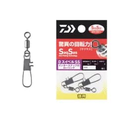 新品 ダイワ(DAIWA) D SWIVEL SS インタースナップ付ローリング徳用 3
