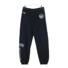 CHROME HEARTS (クロムハーツ) OLD SWEAT PANT オールド フレア プリント スウェット ロングパンツ ブラック