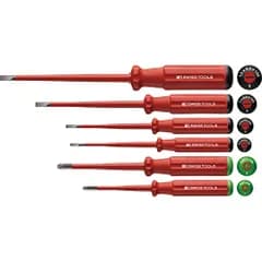 【新品・3営業日で発送】PBスイスツールズ社 5543.SLCN *エレクトロ絶縁スリムドライバーセット(台紙付 5543.SLCN