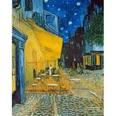 名画シリーズ　ゴッホ　A2419P-MEIGA　PE16 夜のカフェテラス