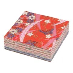 7.5×7.5cm 友禅和紙 100柄各1枚 千代紙 限定】和紙かわ澄 100枚入 【