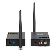 受信機) 送受信機 + + セット (送信機 入力 HiFi音質 出力 RCA 2.4G 転送 長距離 テレビの音声を飛ばす、TV/PC、天井/パワード/壁掛け型/有線スピーカー、サウンドバー/ミニコンポ・セットコンポ用 遅延なし レシーバー 電波法技適マーク