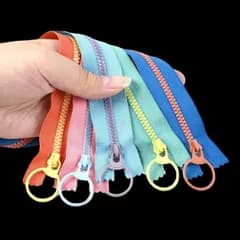 リングファスナー ハンドメイド 10色セット 手作り カラフル 20㎝ 手芸