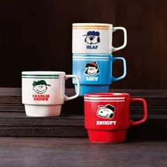 スヌーピー スタッキングマグ 4個セット マグカップ PEANUTS チャーリーブラウン ルーシー オラフ 全国送料無料※一部地域除く