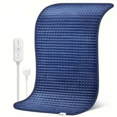 【在庫処分】Comfytemp 瞬暖電気ホットマット 一人用 3段階温度調整 タイマー機能付き ホットカーペット ミニ ホットマット 充電式 加熱パッド 電気マット 一人用 省エネ 防寒対策 洗濯可能 過熱防止 腹/背中/肩/在宅勤務対応 日本語説明書付き 4